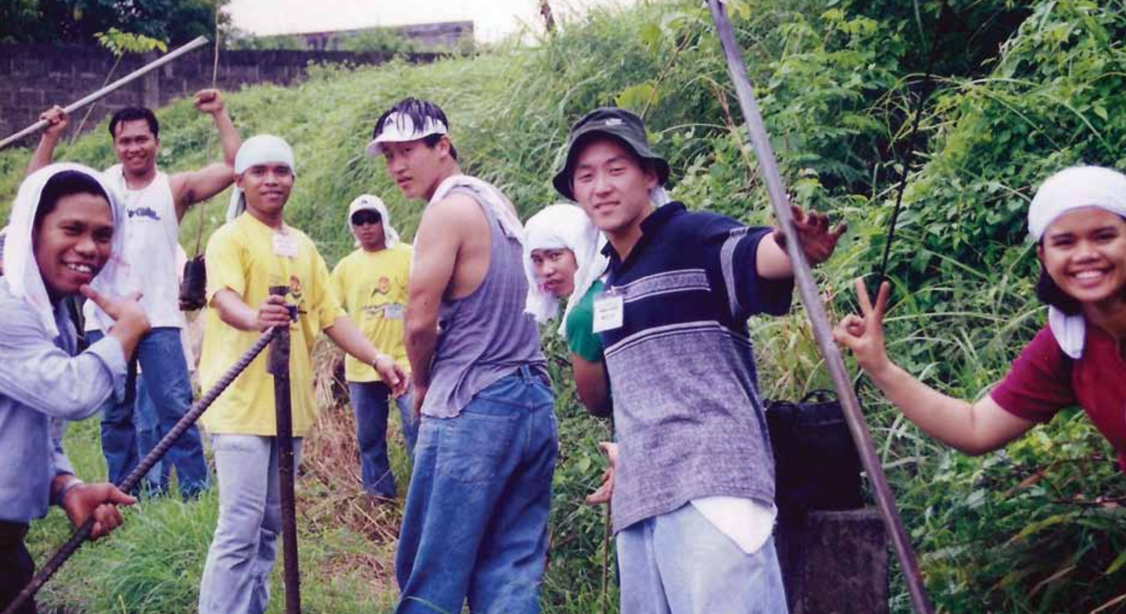 Religious Youth Service project with Southeast Asian volunteers